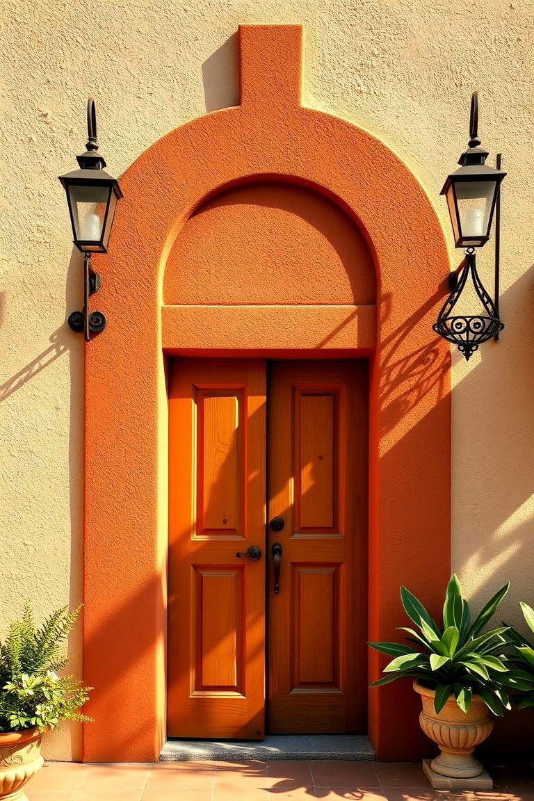 Classic Terracotta Charm - 24 Mediterranean Front Door Ideas
