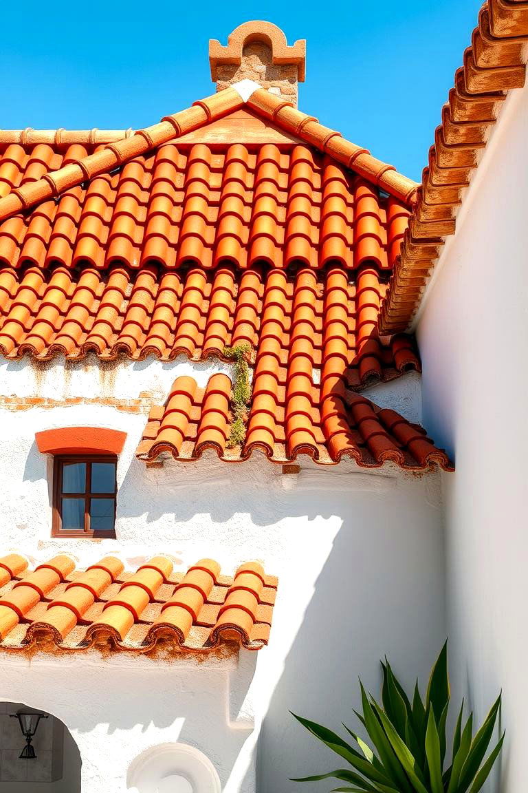 Classic Terracotta Roof Tiles - 24 Mediterranean House Exterior Ideas