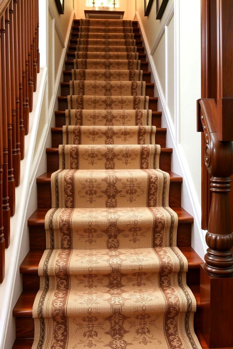 Classic Traditional Runner - 24 Stair Runner Ideas