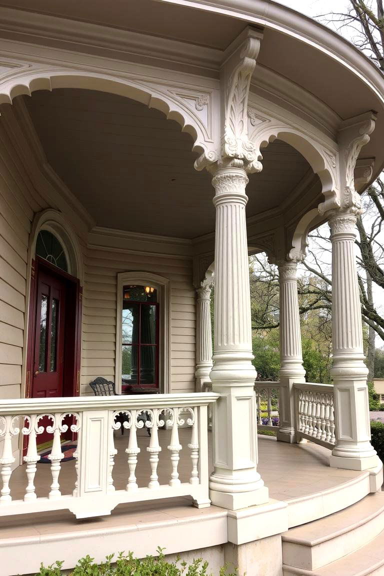 Classic Victorian Porch - 24 Modern Front Porch Ideas