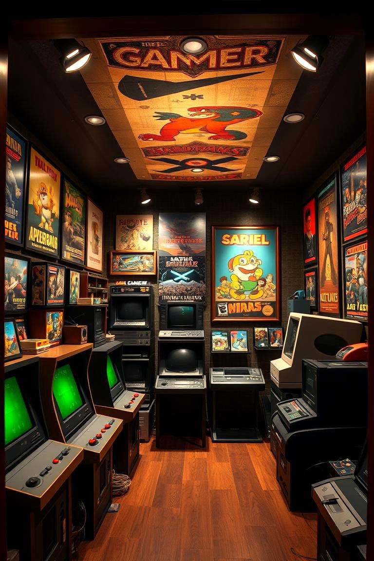 Classic Video Game Vault - 24 Game Room Ideas