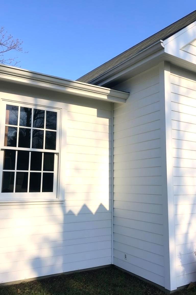 Classic White Board and Batten Siding - 24 Board and Batten Siding Colors