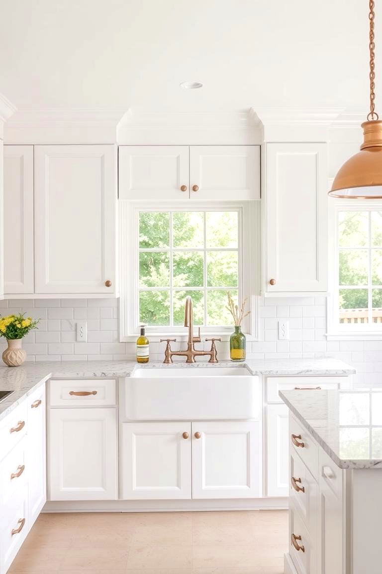 Classic White Cabinets - 24 Traditional Kitchen Ideas