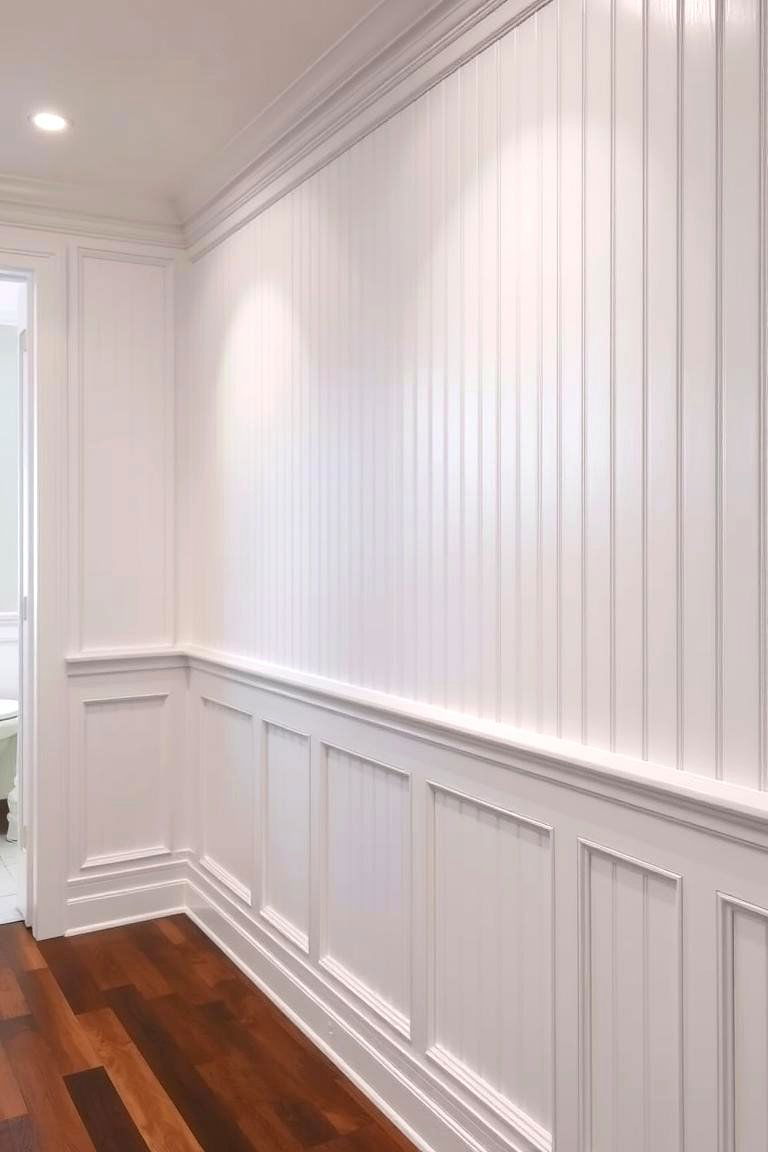 Classic White Elegance - 24 Beadboard Wall Ideas