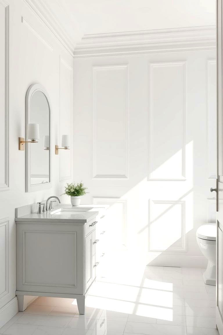 Classic White Serenity - 24 Double Vanity Bathroom Ideas