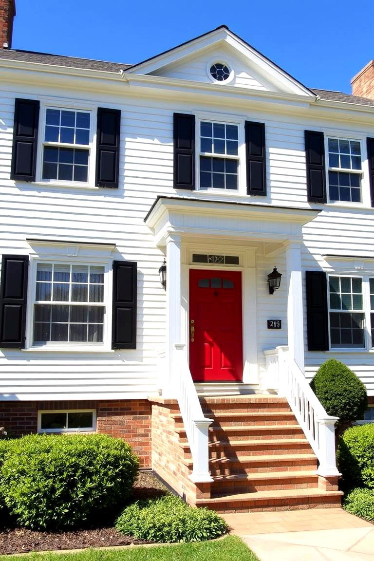 Classic White Siding - 24 House Siding Colors