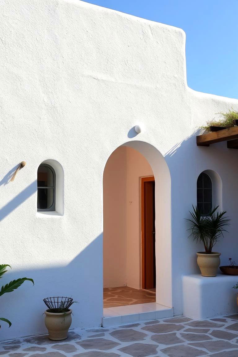 Classic White Stucco Facade - 24 spanish bungalow exterior ideas
