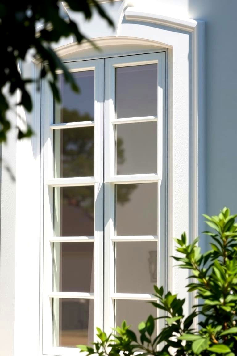 Classic White Trim Elegance - 24 Exterior Window Trim Ideas