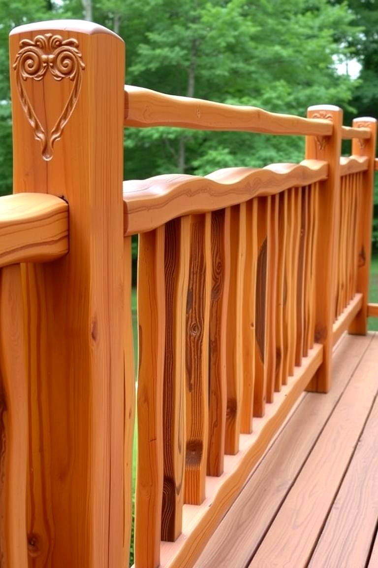 Classic Wood Railing - 24 Deck Railing Ideas