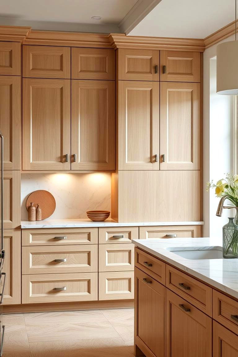 Classic Wooden Accents - 24 Nancy Meyers Interior Design Ideas