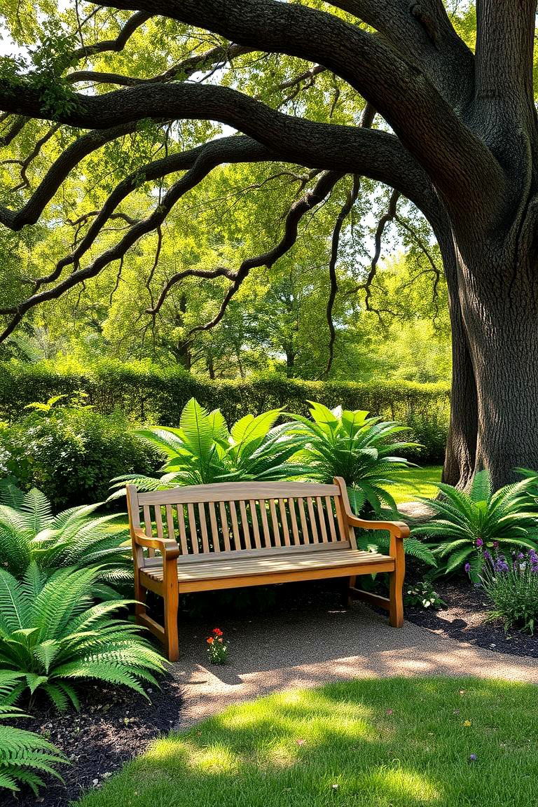 Classic Wooden Bench - 24 Garden Seating Ideas