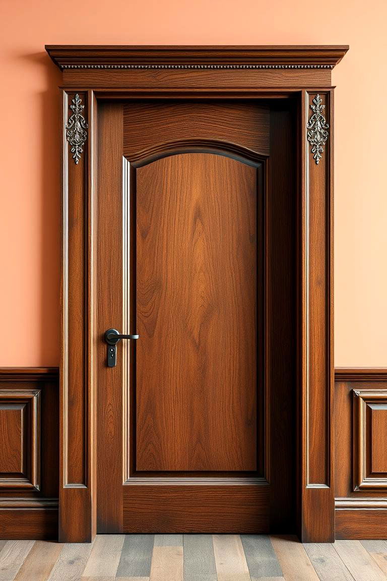 Classic Wooden Elegance - 24 Door Trim Ideas