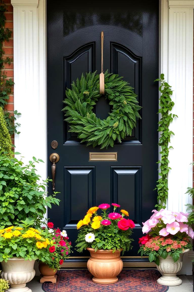 Classic Wreaths for a Timeless Look - 24 Front Door Decor Ideas
