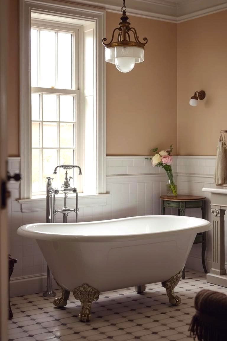 Clawfoot Bathtub - 24 Country Bathroom Ideas