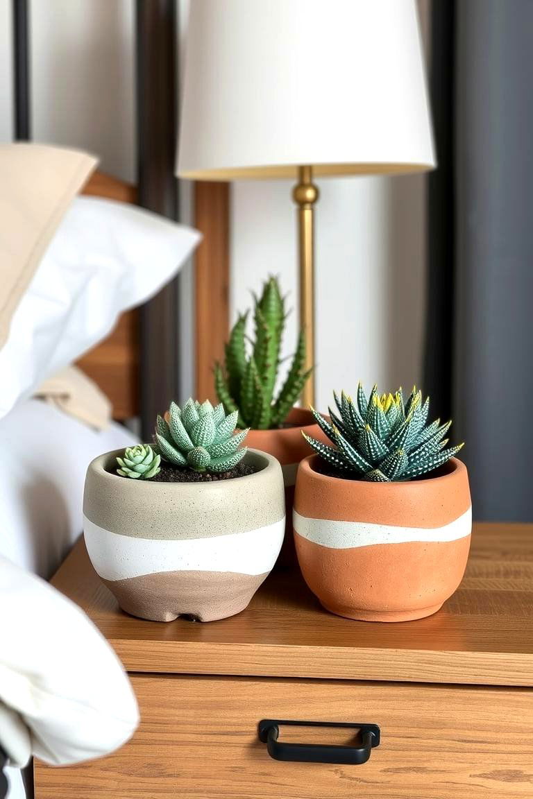Clay and Ceramic Decor for an Artistic Touch - 24 earthy bedroom ideas