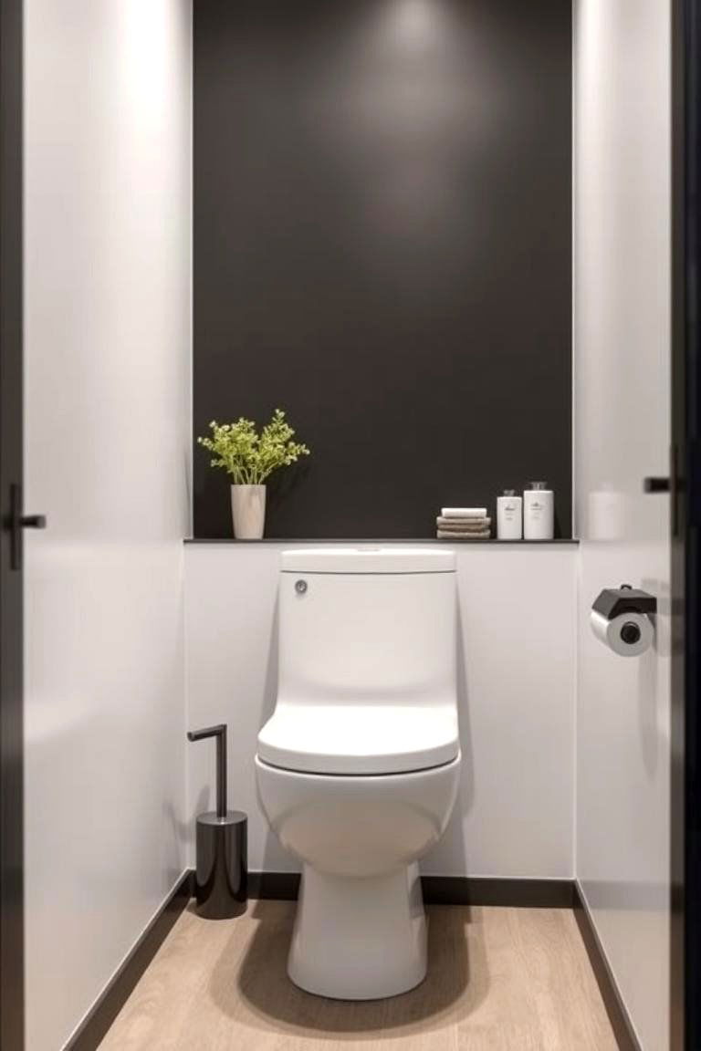 Clean Lines and Modern Finishes - 24 Downstairs Toilet Ideas
