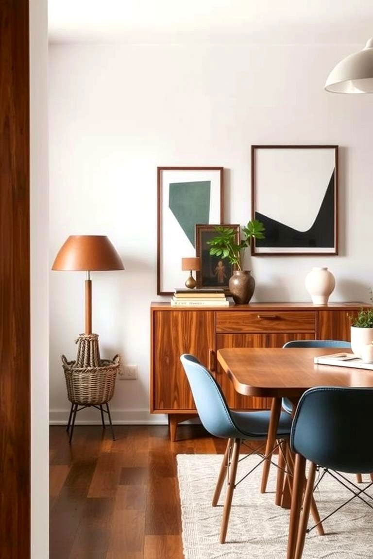 Clean Lines and Smooth Surfaces - 24 Mid-century Modern Dining Rooms