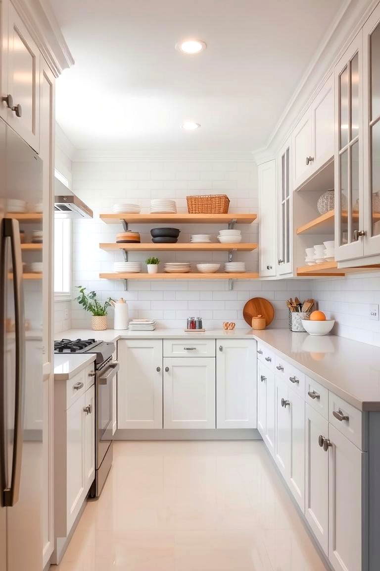 Cleaner Look - 24 Floor to Ceiling Kitchen Cabinets