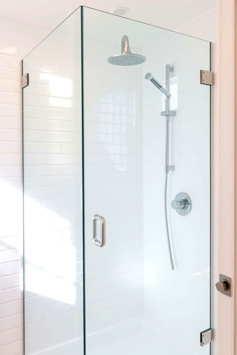 Clear Glass Shower Screen - 24 Small Ensuite Design Ideas