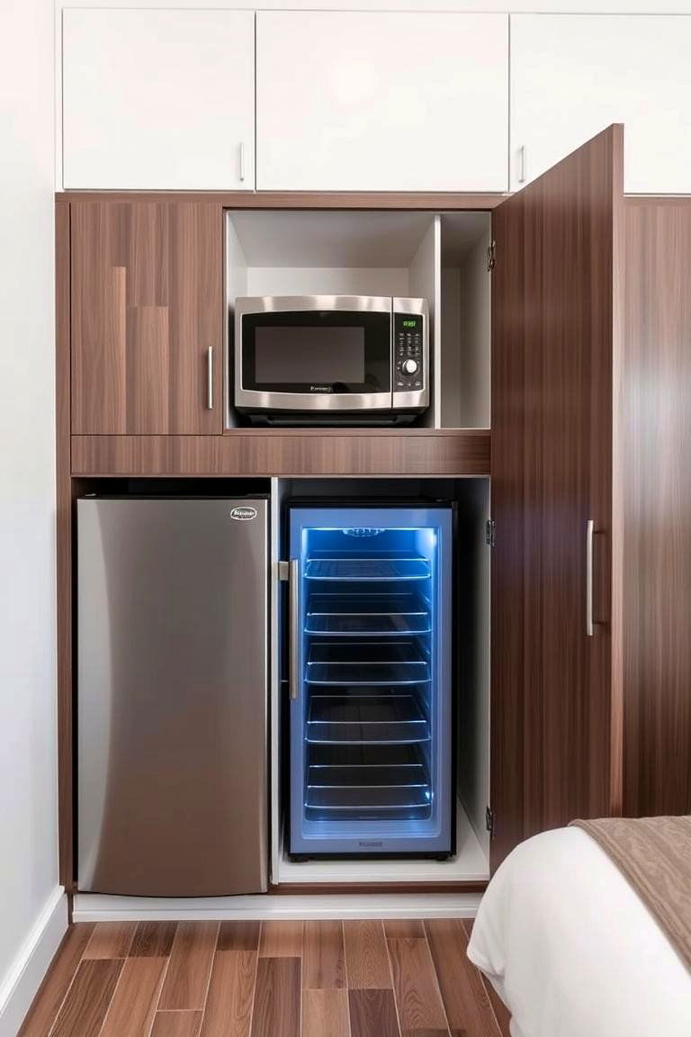 Cleverly Concealed Appliances - 24 Kitchenette Ideas