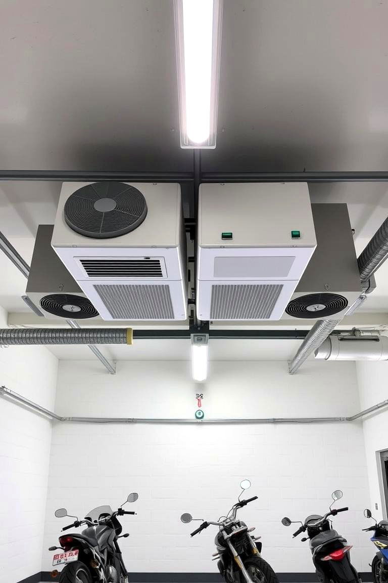 Climate Control Solutions - 24 Motorcycle Garage Ideas