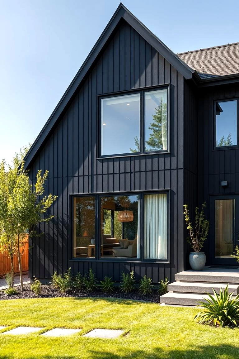 Climate Responsive Architecture - 24 Dark Grey House Exterior Ideas