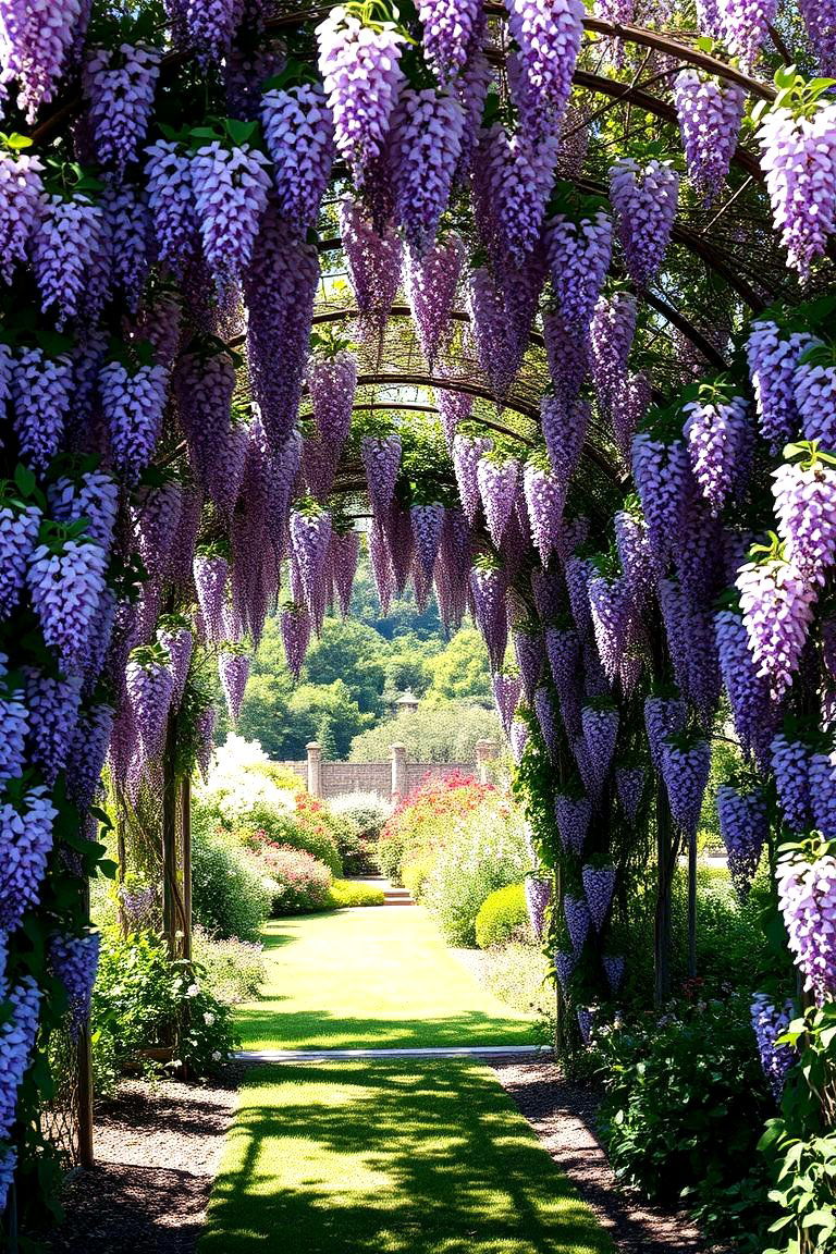 Climbing Plants Over Trellises - 24 Italian Garden Design Ideas