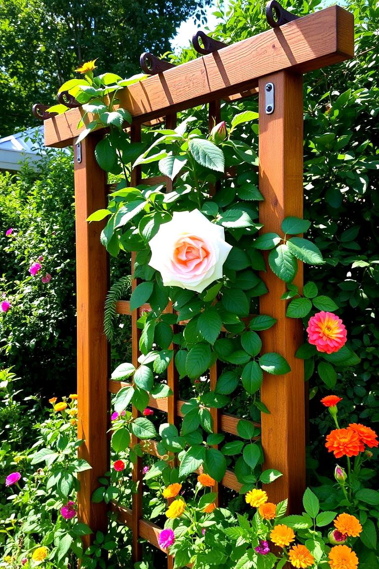 Climbing Plants on Trellises - 24 Cottage Garden Ideas