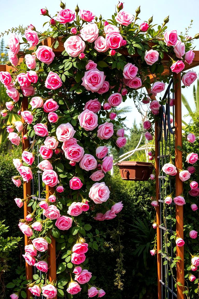 Climbing Rose Trellis - 24 Trellis Ideas