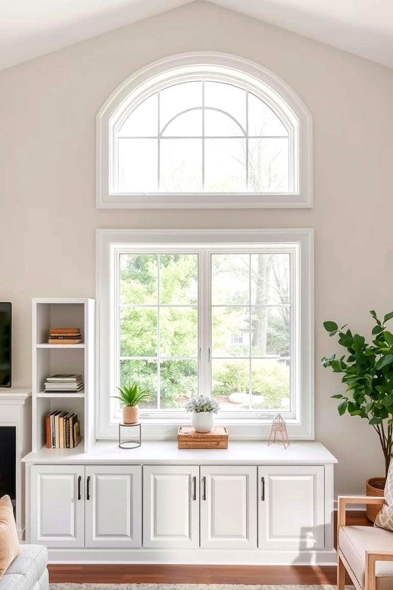 Closed Shelving for Concealed Storage - 24 Living Room Shelf Ideas