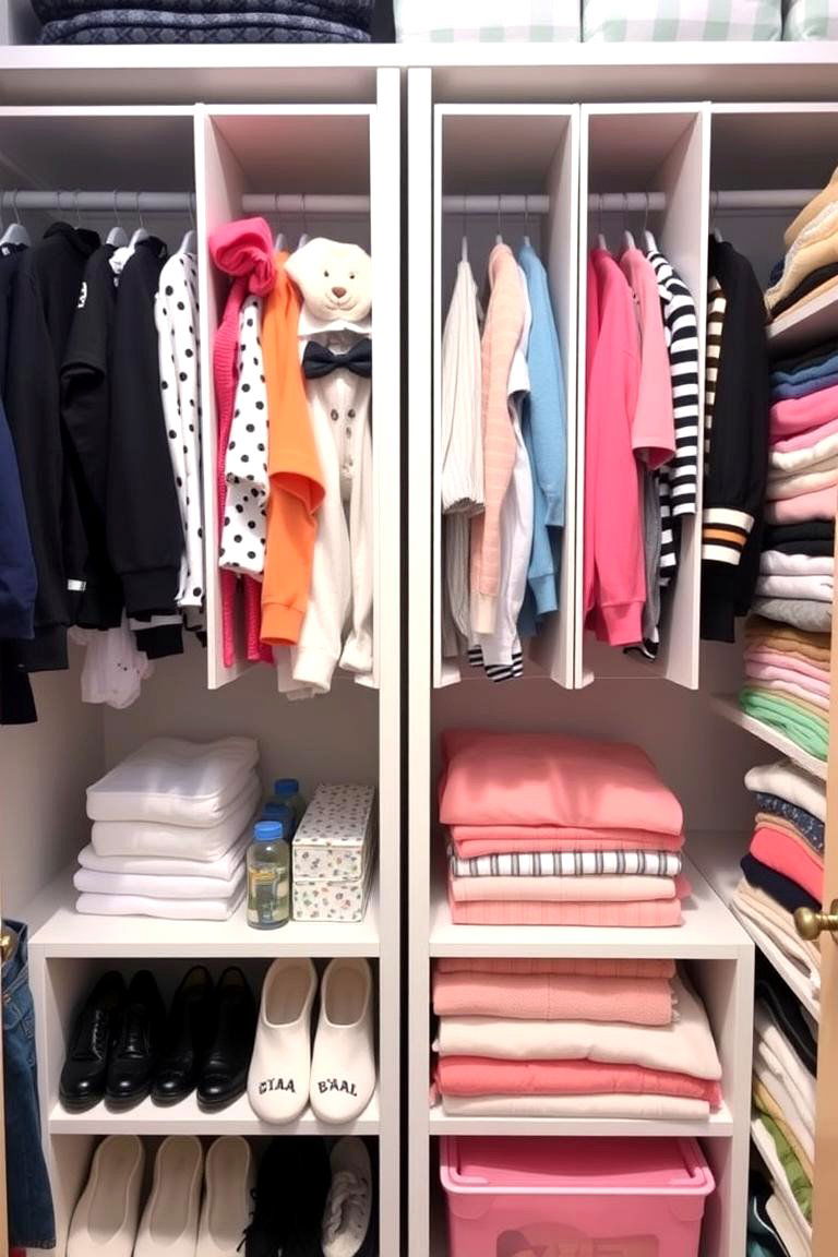 Closet Dividers for Clothing Organization - 24 Nursery Closet Ideas