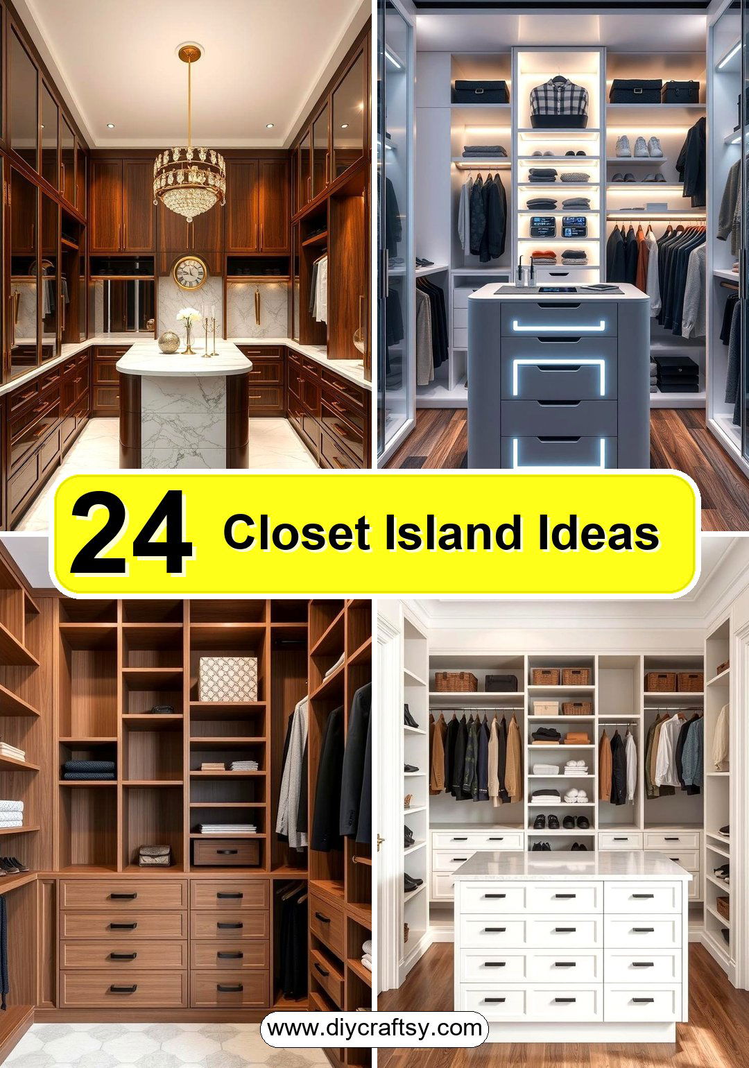 Closet Island Ideas