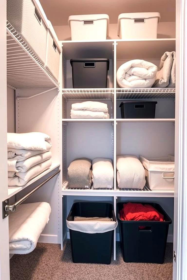 Closet Organizer Solutions - 24 Blanket Storage Ideas