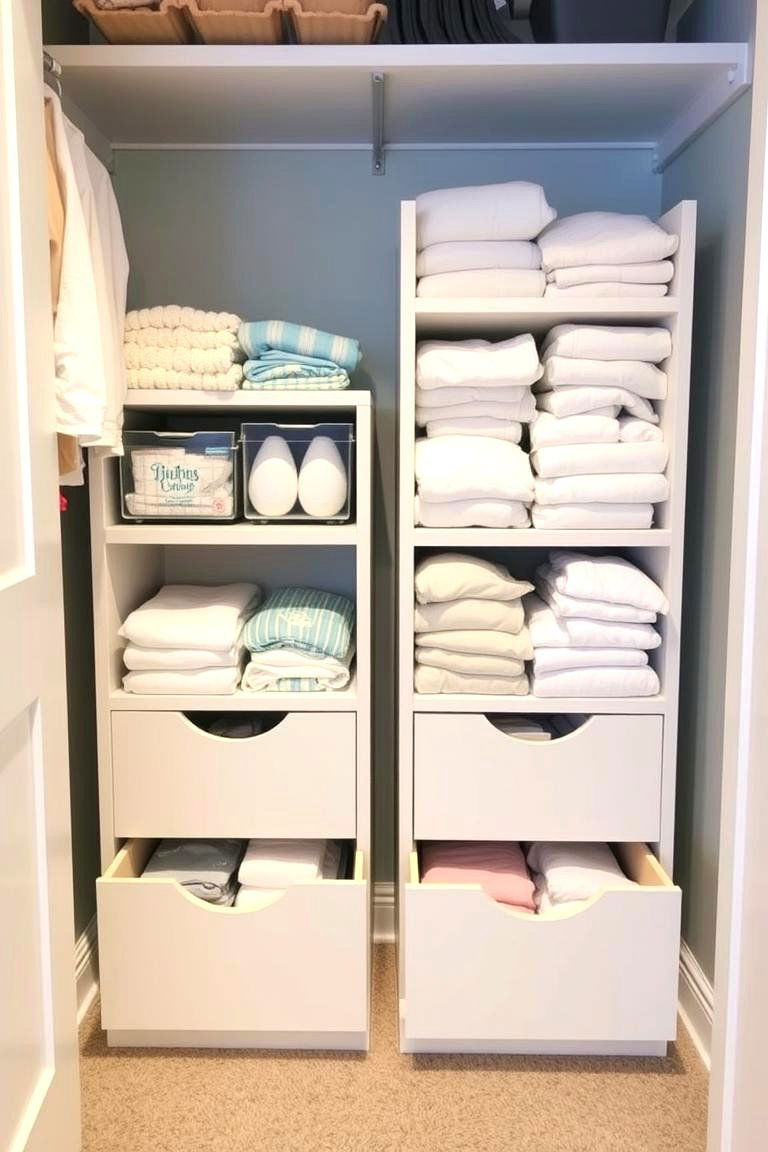 Closet Organizers with Drawers - 24 Nursery Closet Ideas