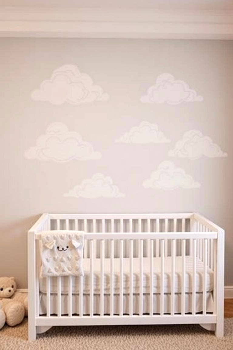 Cloud Decal Wall Stories - 24 Cloud Themed Nursery Ideas