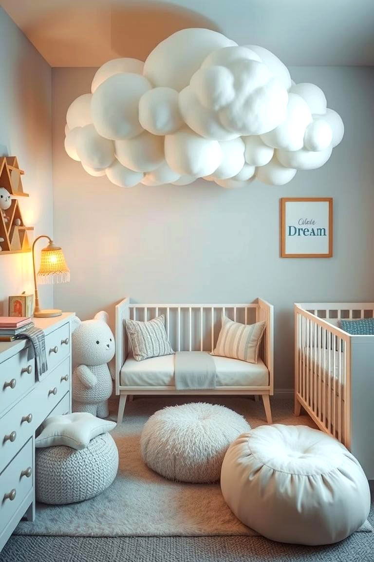 Cloud Dream Journal Nook - 24 Cloud Themed Nursery Ideas