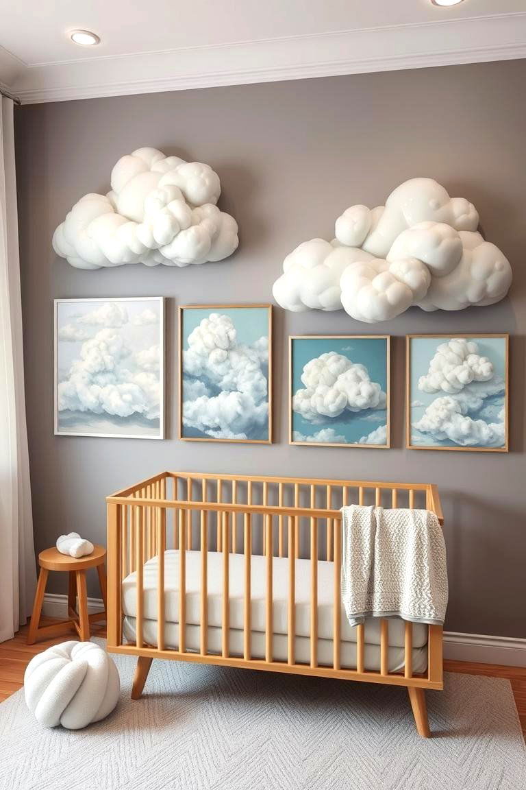 Cloud Inspired Art Installations - 24 Cloud Themed Nursery Ideas