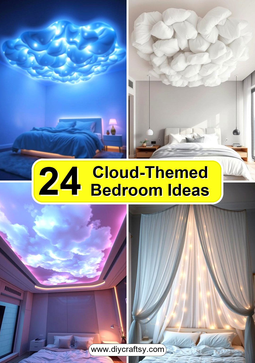 Cloud-Themed Bedroom Ideas