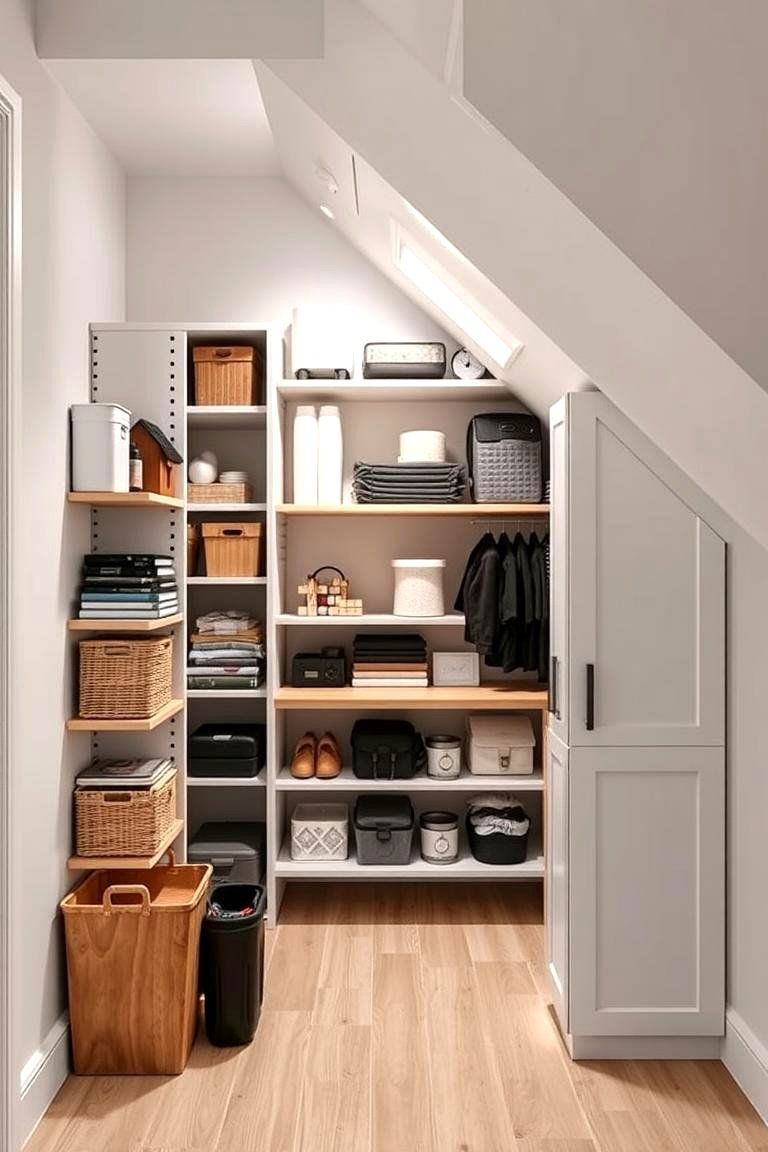 Clutter Free Multi Use Vault - 24 Under Stair Storage Ideas