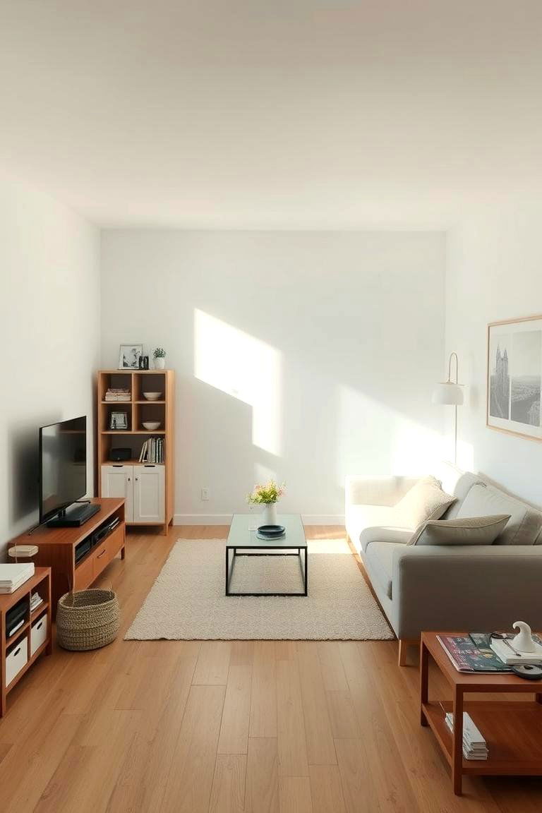 Clutter Free Space - 24 Feng Shui Living Room Ideas
