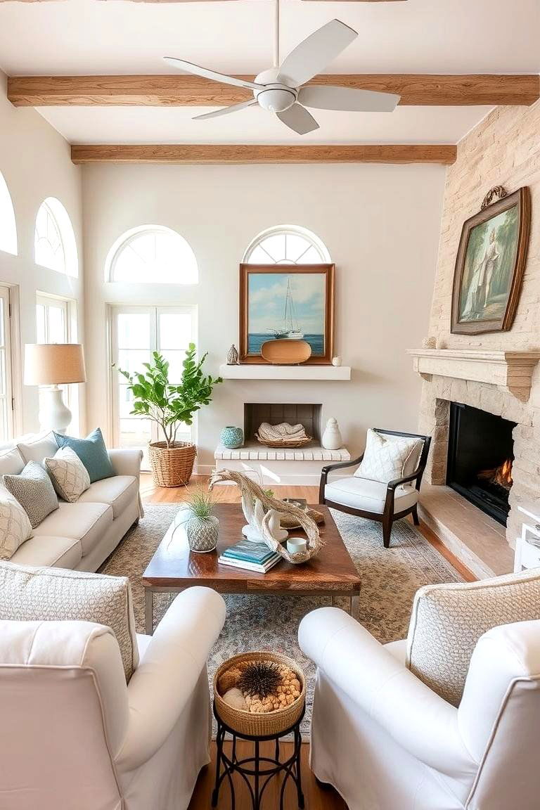Coastal Accessories - 24 Mediterranean Living Room Ideas