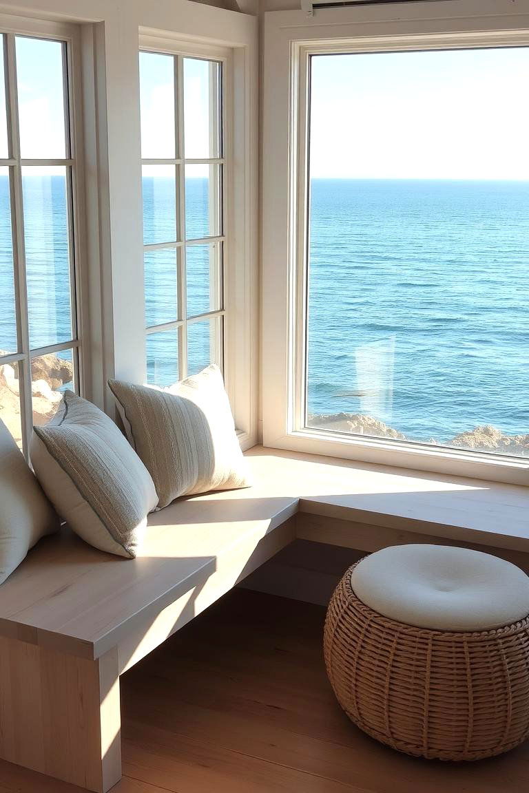 Coastal Bench for a Relaxing Vibe - 24 Bedroom Bench Ideas