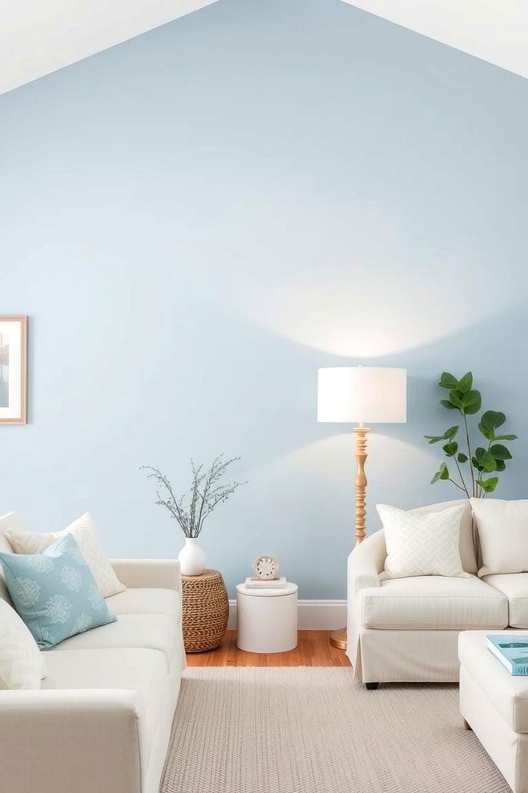 Coastal Blue Retreat - 24 Blue Accent Wall Ideas