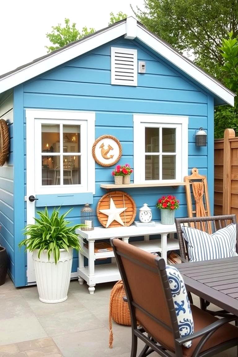 Coastal Blue - 24 Shed Color Ideas