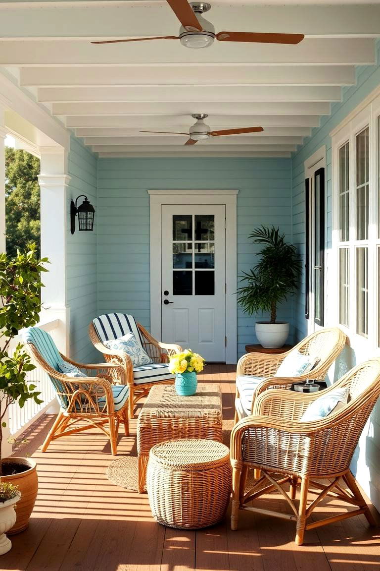 Coastal Breeze - 24 Modern Front Porch Ideas