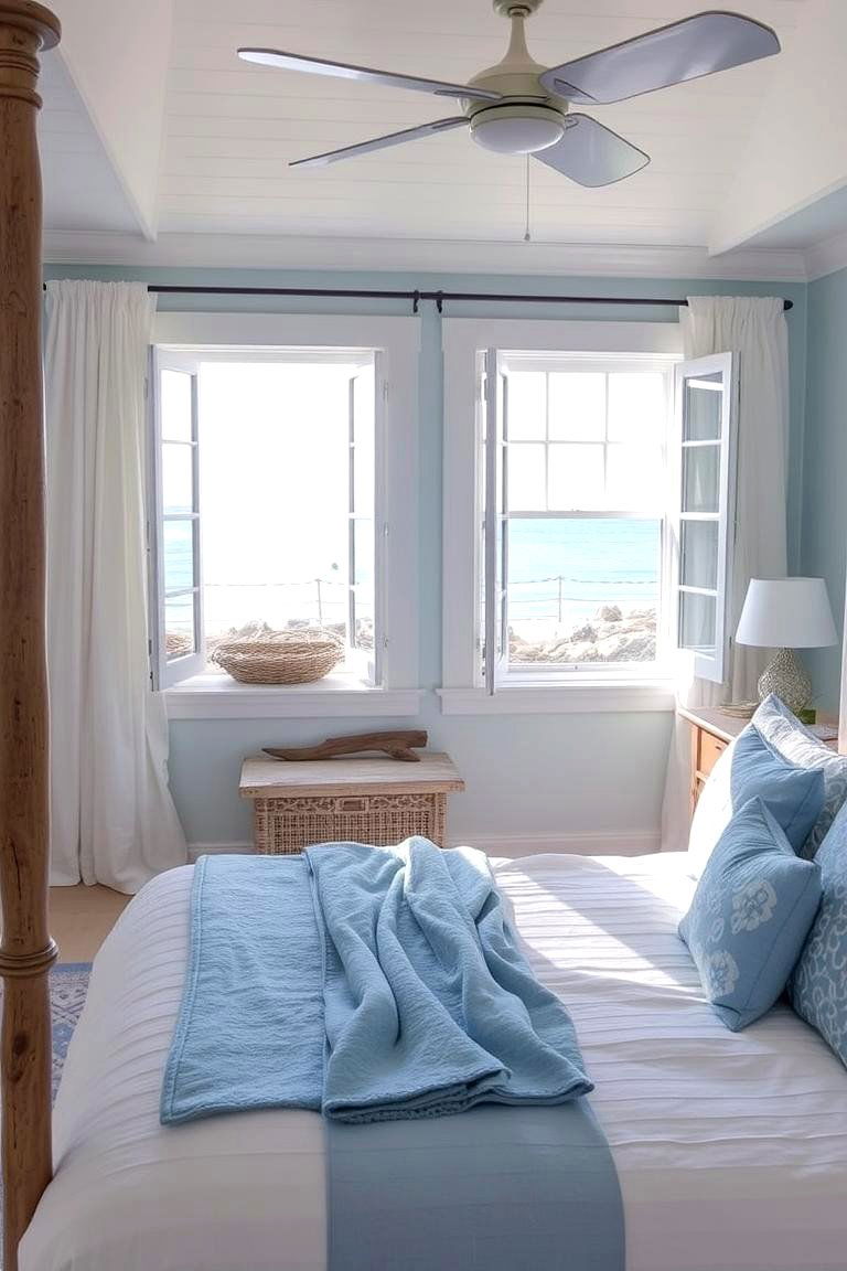 Coastal Breeze Bedroom - 24 Outdoor Bedroom Ideas