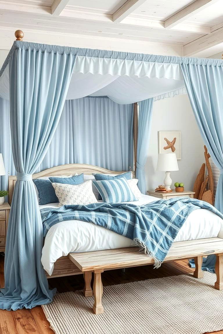 Coastal Breeze Canopy Bed - 24 Canopy Bed Ideas