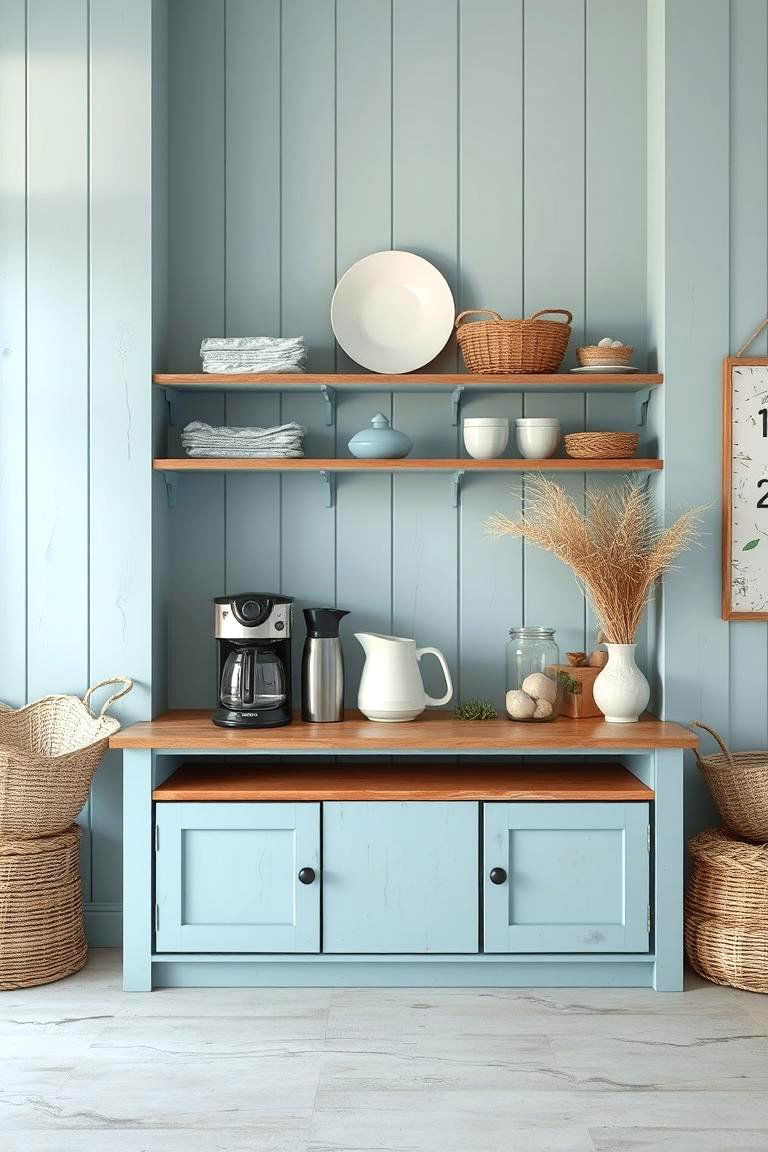 Coastal Breeze Coffee Station - 24 Coffee Station Ideas