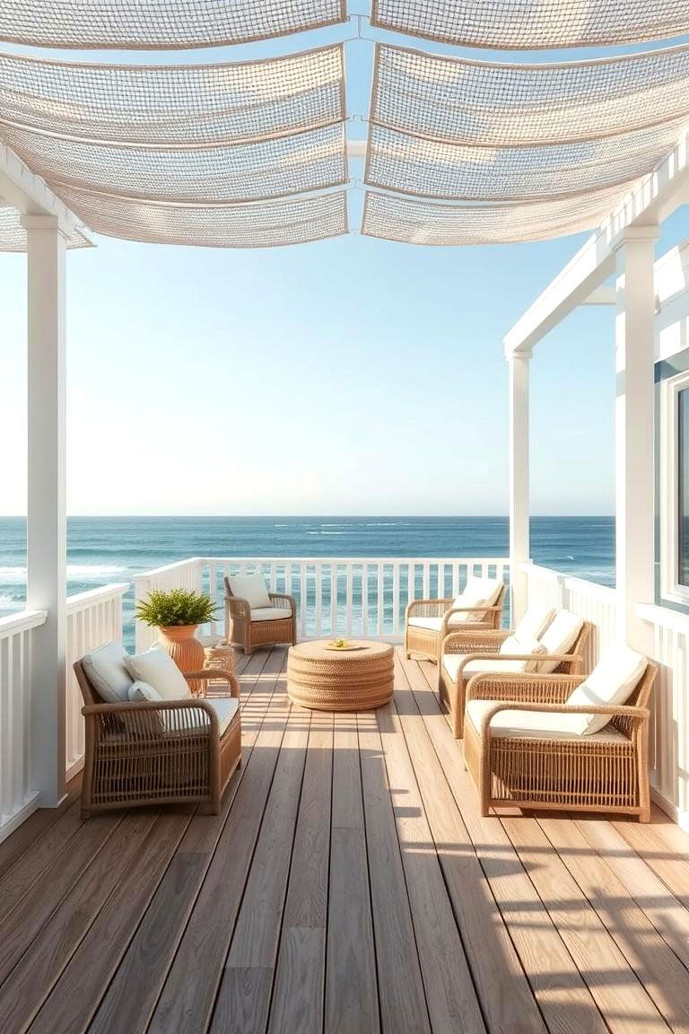 Coastal Breeze Deck - 24 Floating Deck Ideas