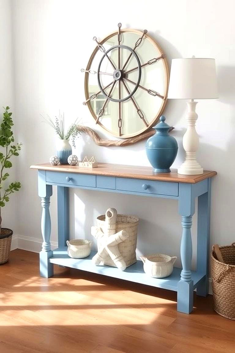 Coastal Breeze Decor - 24 Console Table Decor Ideas